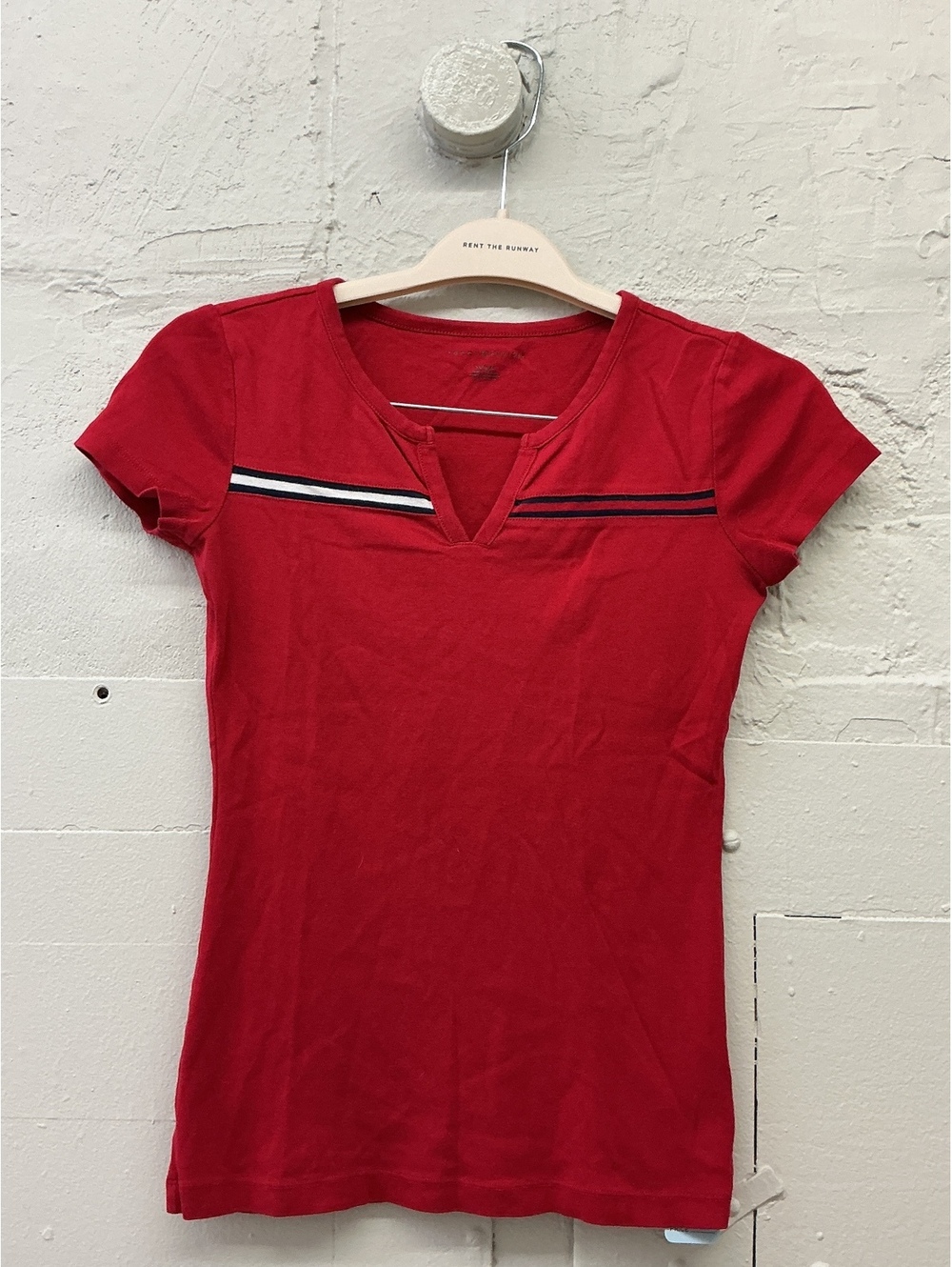 Y2K Tommy Hilfiger V-Neck Baby Tee